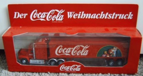 01009-6 € 11,00 coca cola  auto kerst vrachtwagen ca 25 cm